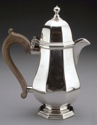 Antique Silver Octagonal Tea & Coffee Set (4 piece Bachelor)